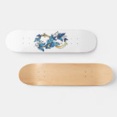 Symbool oneindigheid van blauwe Morpho vlinders Persoonlijk Skateboard (Horizontaal)