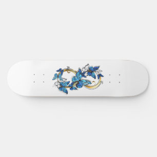 Symbool oneindigheid van Blauwe Morpho Vlinders Persoonlijk Skateboard
