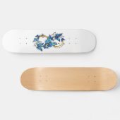 Symbool oneindigheid van Blauwe Morpho Vlinders Persoonlijk Skateboard (Horizontaal)