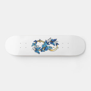Symbool oneindigheid van Blauwe Morpho Vlinders Persoonlijk Skateboard