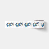 Symbool oneindigheid van blauwe Morpho vlinders Satijnen Lint (Voorkant)