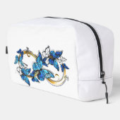 Symbool oneindigheid van Blauwe Morpho Vlinders Toilettasje (Rechterhoek)
