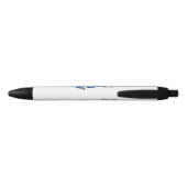 Symbool oneindigheid van Blauwe Morpho Vlinders Zwarte Inkt Pen (Achterkant)