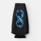 Symbool Oneindigheid van Koud Helder Water Flesjeskoeler (Voorkant)
