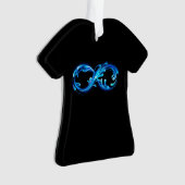 Symbool Oneindigheid van Koud Helder Water Ornament (voorkant)