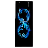Symbool Oneindigheid van Koud Helder Water Wijn Cadeautas (Voorkant)