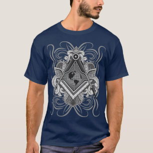 Symbool op occulte dag geheim mystiek-Masonic T-shirt