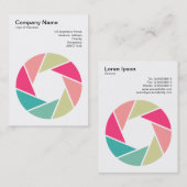 Symbool opening - Kleuren 01 Visitekaartje (Voorkant / Achterkant)