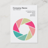 Symbool opening - Kleuren 01 Visitekaartje (Voorkant)