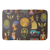 Symbool oude Egyptische Hieroglyphic-patroonlogo Badmat (Voorkant)