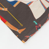 Symbool oude Egyptische Hieroglyphic-patroonlogo Fleece Deken (Hoek)