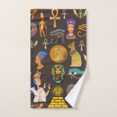 Symbool oude Egyptische Hieroglyphic-patroonlogo Handdoek (Handdoek)