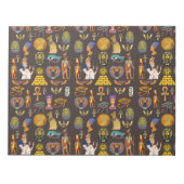 Symbool oude Egyptische Hieroglyphic-patroonlogo Notitieblok (Voorkant)