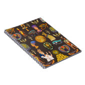 Symbool oude Egyptische Hieroglyphic-patroonlogo Notitieboek (Rechterzijde)