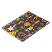 Symbool oude Egyptische Hieroglyphic-patroonlogo Notitieboek (Linkerzijde)