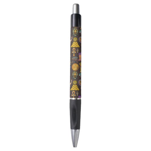 Symbool oude Egyptische Hieroglyphic-patroonlogo Pen (Voorkant Verticaal)