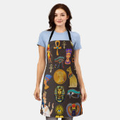 Symbool oude Egyptische Hieroglyphic-patroonlogo Schort (Gedragen)