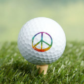 Symbool PEACE - Stropdas-kleurstof van 1960: geen Golfballen (Insitu Shirt)