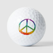 Symbool PEACE - Stropdas-kleurstof van 1960: geen  Golfballen (Voorkant)