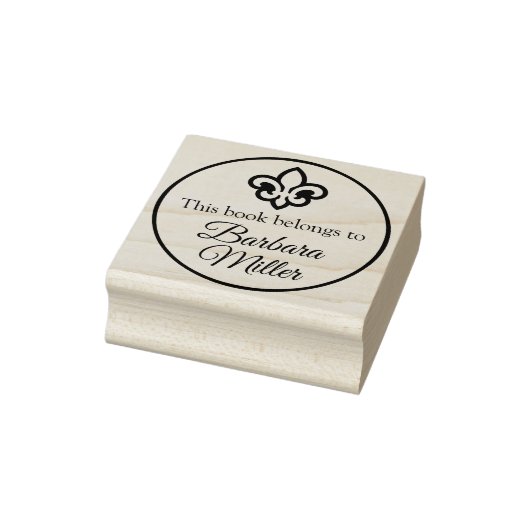 Symbool/pictogram - fleur-de-lis / LILY + idea Rubberstempel (Stempel)