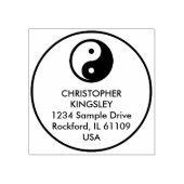 Symbool/pictogram - YIN YANG + idea Rubberstempel (Afrduk)