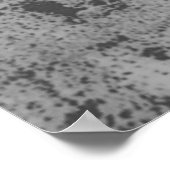 Symbool-Poster met verdringing Yin Yang Poster (Hoek)