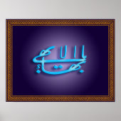 Symbool Poster voor grootste naam (Voorkant)