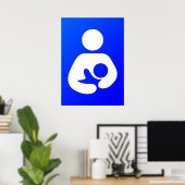 Symbool Poster voor verpleegkunde/borstvoeding (Thuiskantoor)