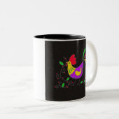 Symbool Pysanka: Rooster Tweekleurige Koffiemok (Voorkant rechts)