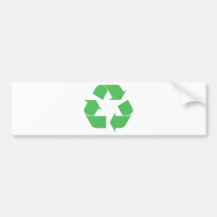 Symbool Recyclen Bumpersticker
