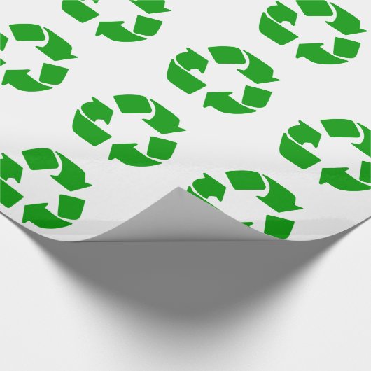Symbool recyclen cadeaupapier (Hoek)