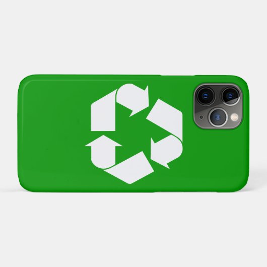 Symbool recyclen Case-Mate iPhone case (Achterkant (horizontaal))
