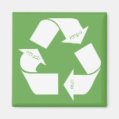 Symbool recyclen magneet (Voorkant)