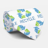 Symbool recyclen stropdas (Opgerold)