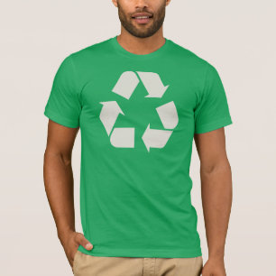 Symbool recyclen t-shirt