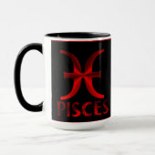 Symbool Red Pisces Horoscope Mok (Links)