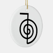 Symbool Reiki Power Keramisch Ornament (Rechts)