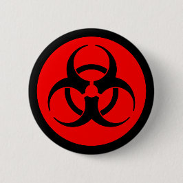 Symbool rode en zwarte Button