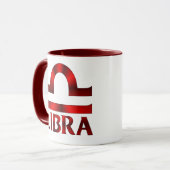 Symbool rode lende Horoscope Mok (Voorkant links)