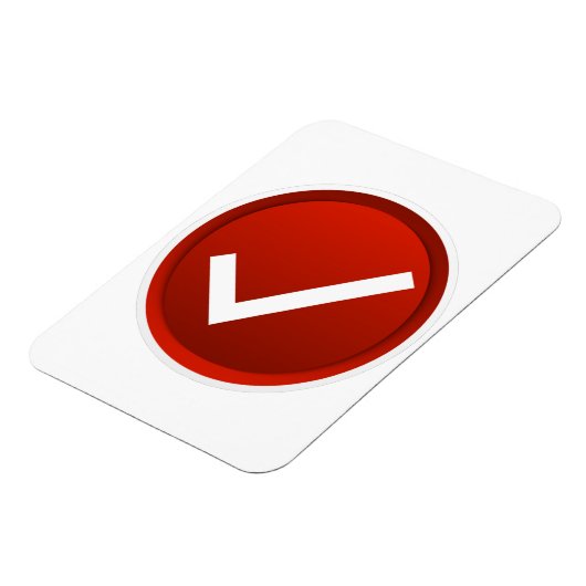 Symbool rood vinkje magneet (Linkerzijde)