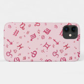 Symbool roze asstrologie dierentuin Case-Mate iPhone case (Achterkant (horizontaal))