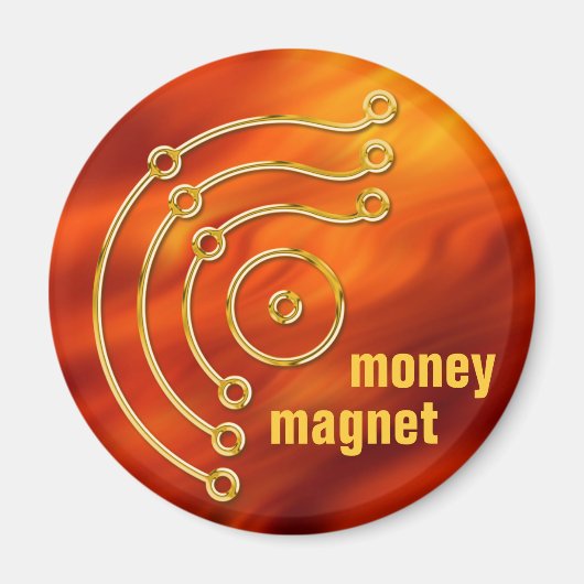 Symbool RUNA/GOLD, geld, magneet (Voorkant)