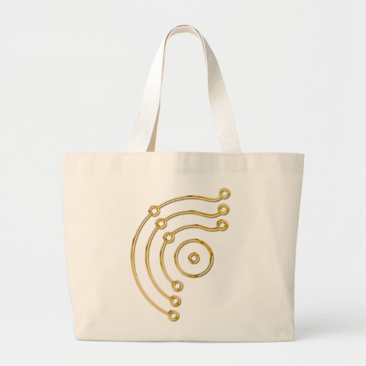 Symbool RUNA/GOLD Grote Tote Bag (Voorkant)