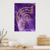 Symbool RUNA/GOLD, liagolven Poster (Keuken)