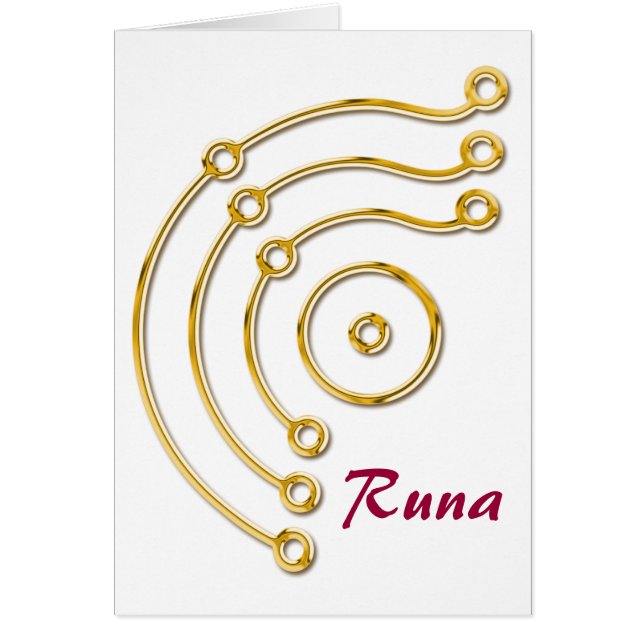 Symbool RUNA/GOLD, Runa (Voorkant)