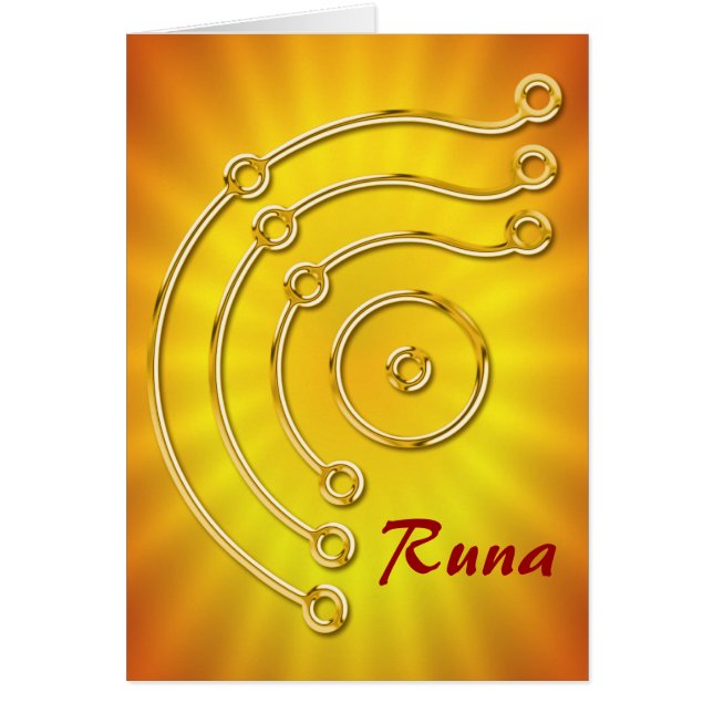 Symbool RUNA/GOLD, Runa (Voorkant)