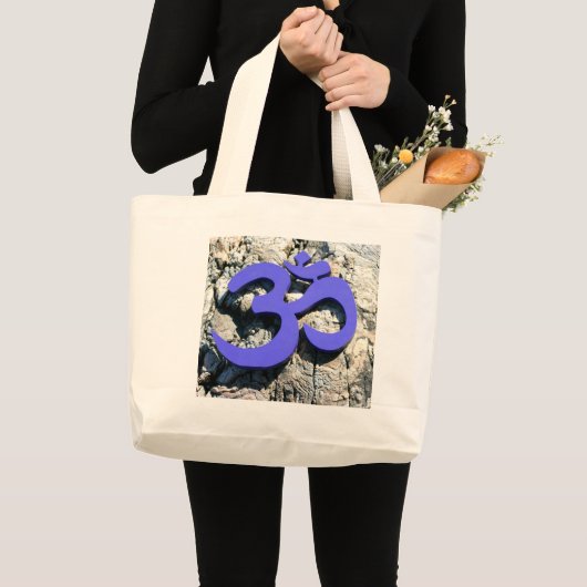 Symbool Sanskrit Om Grote Tote Bag (Voorkant (product))