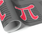 Symbool Scarlet Red Pi Cadeaupapier (Rol Hoek)