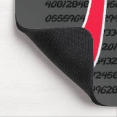 Symbool Scarlet Red Pi Muismat (Hoek)