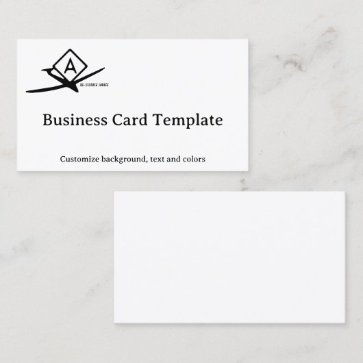 Symbool Sectional Chart Aerobatic Practice Area Visitekaartje (Voorkant / Achterkant)